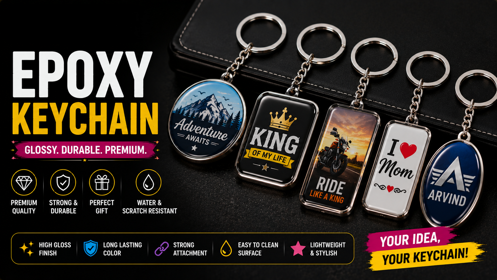 Epoxy Keychain