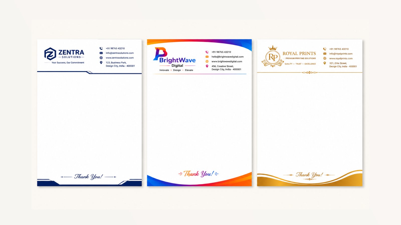 Letterhead Printing
