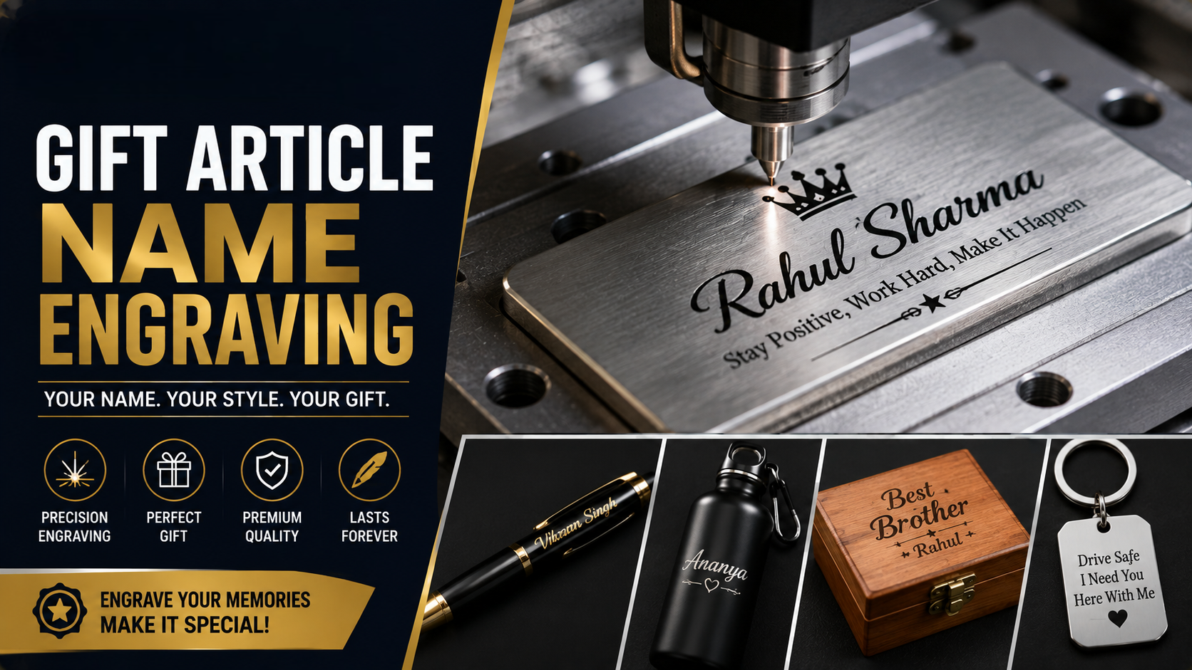 Gift Article Name Engraving